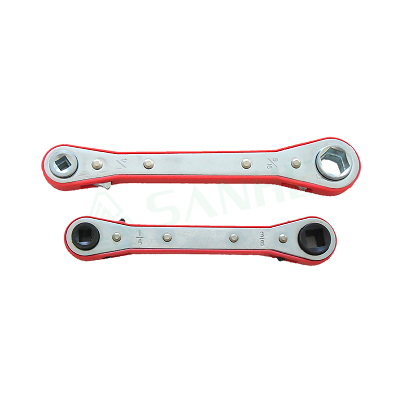 CT-122 Double End Ratchet Wrench for Air Conditioning Refrigeration Repair 3/16" 1/4" 5/16" 3/8"