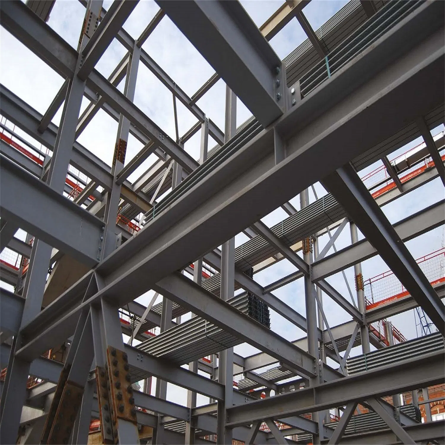 Low Maintenance Prefabricated Steel Structure Commercial Building for Supermarket Hotel