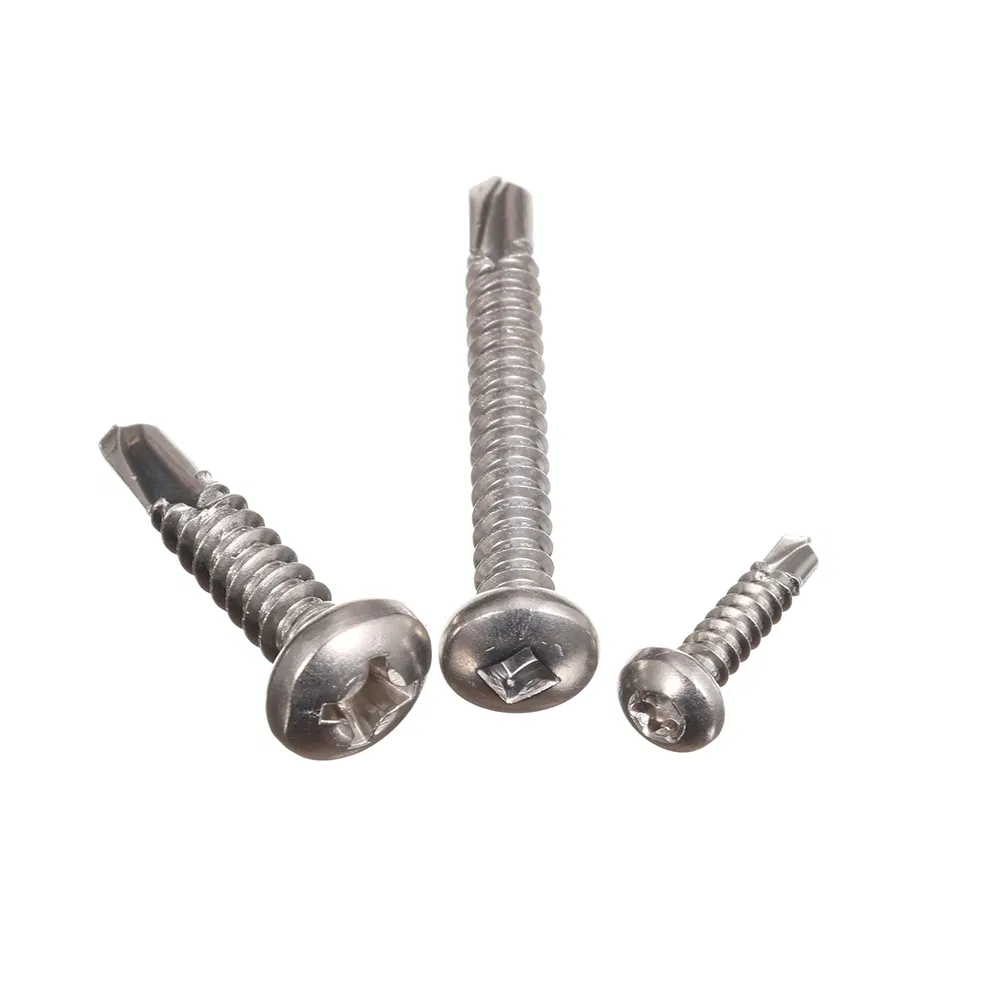 A2-70 Galvanised Metal Hexagon Stainless Steel Pan Head Self Drilling Screw