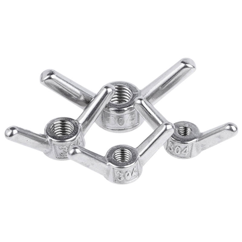 Factory Stock DIN315 Butterfly Wing Nut Stainless Steel Wing Nut