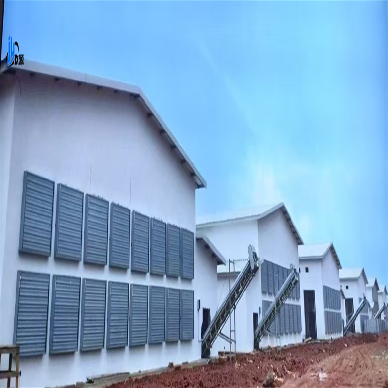 Structured Construction of Chicken Farms, Prefabricated Houses for Poultry, Broiler Farming, Full-Function Chicken House Facilities and Accessories