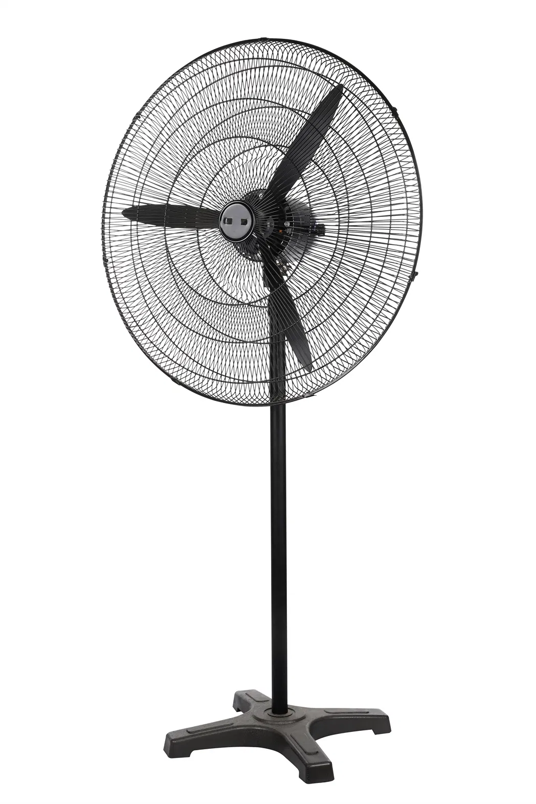 26 Industrial Stand Fan Straight Pipe/Round Base Plastic