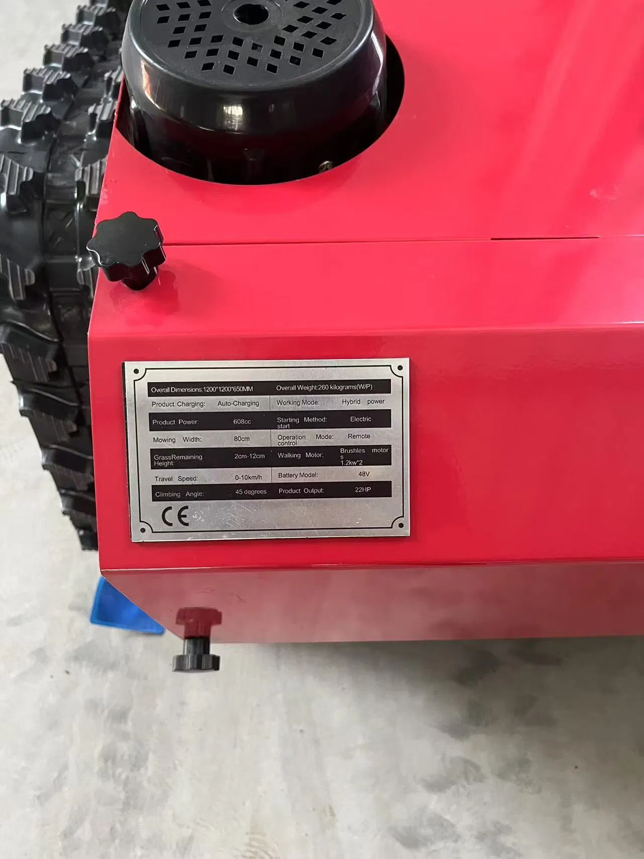 Crawler Remote Control Lawn Mower Self-Propelled Weed Eater Manufacturer Orchard