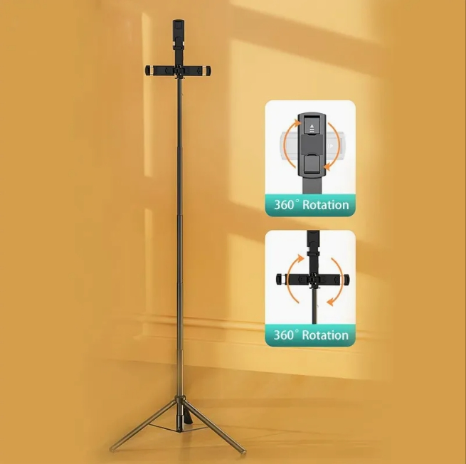 Mini Selfie Stick with Aluminum Alloy Tripod-Selfie Stick