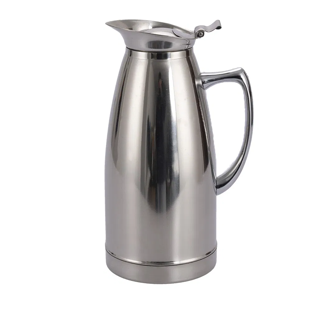 1L Insulated Stainless Steel Vacuum Pot Hotel Restaurant Parties Water Flasks Thermoses