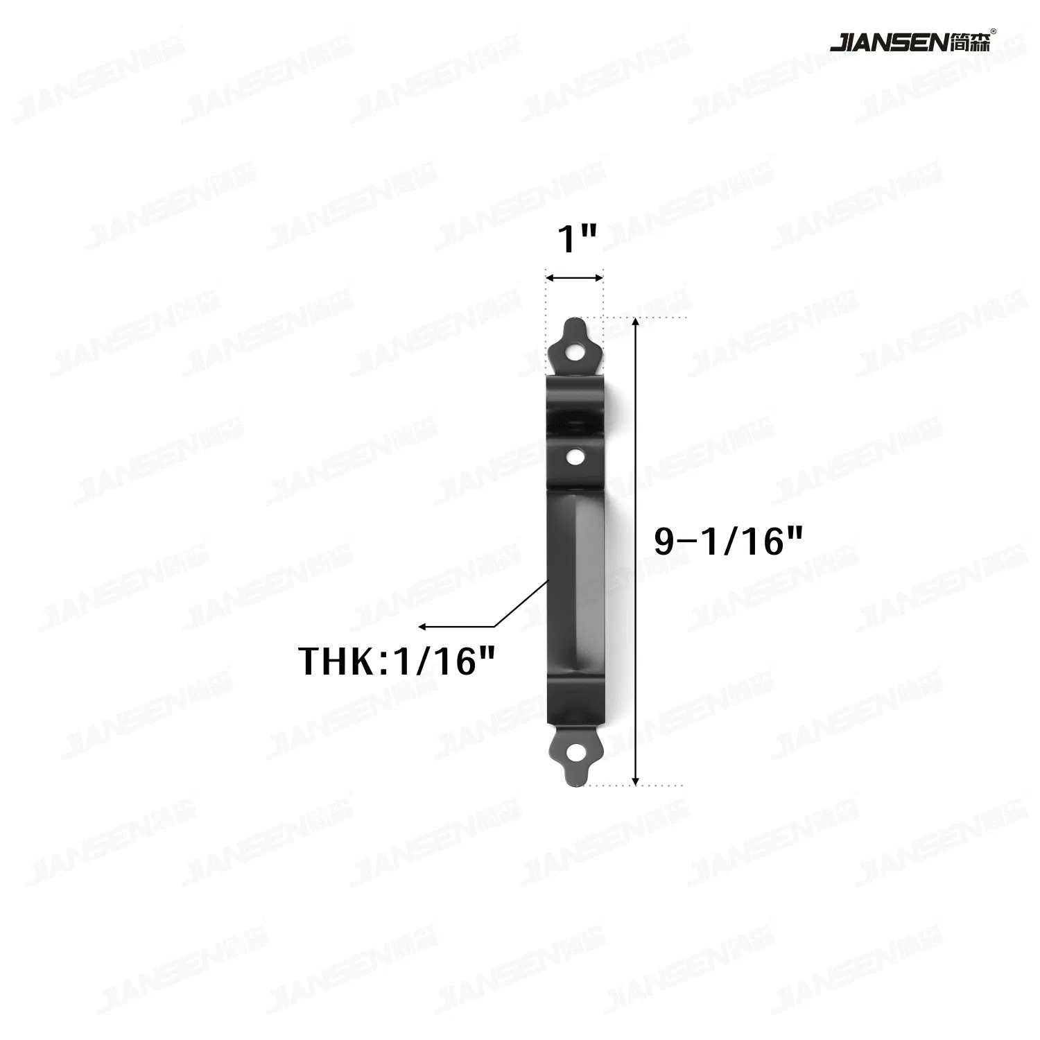 Hot Sale Decorative Fence Door Handle Barn Door Handle Wooden Door Handle Black Carbon Steel Door Handle Hardware