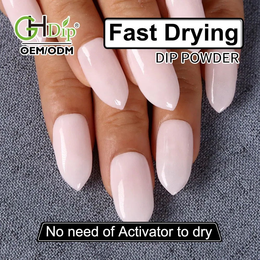 Fast Drying DIP Powder Nude Color Nail Art