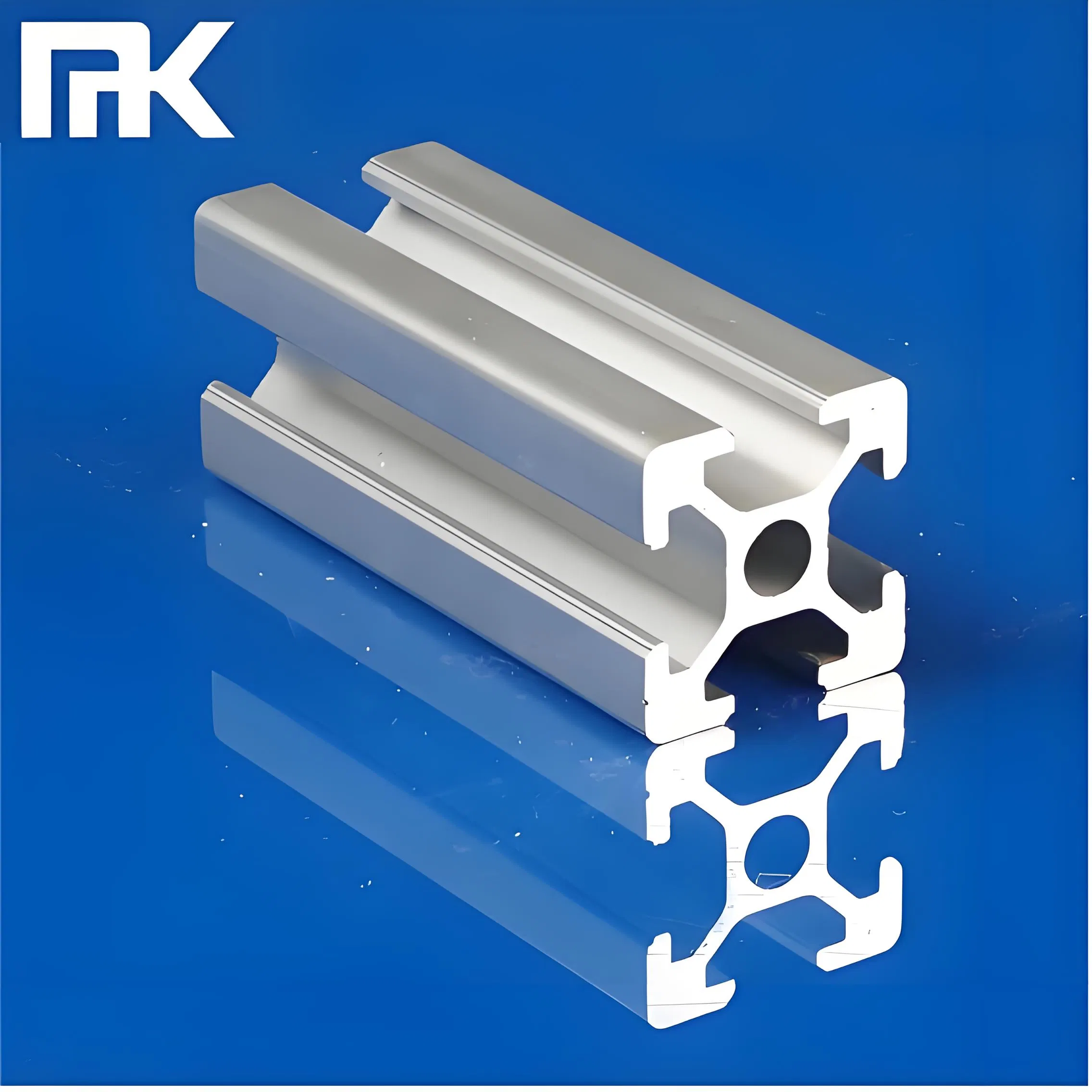 T Slot 2020 Silver Anodized Aluminum Profile Extrusion Frame for Machine Conveyor