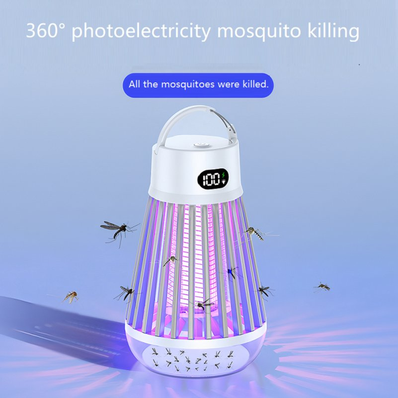 3-in-1 Outdoor Camping Light Home Mosquito Catcher Electric Ultrasonic Pest Repeller