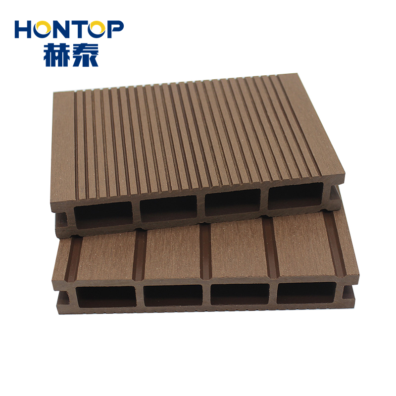 Waterproof Building Material Board Wood Grain Co-Extrusion WPC Decking