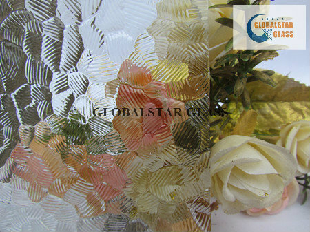 3mm, 4mm, 5mm, 6mm Diamong Patterned Glass /Clear Diamond Glass/Diamond Figured Glass/Diamond Rolled Glass/Decorative Glass