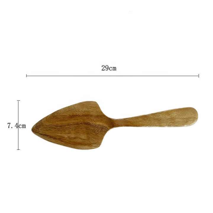 Western Cake Pizza Shovel Pastry Cream Wooden Knife Spatula Set