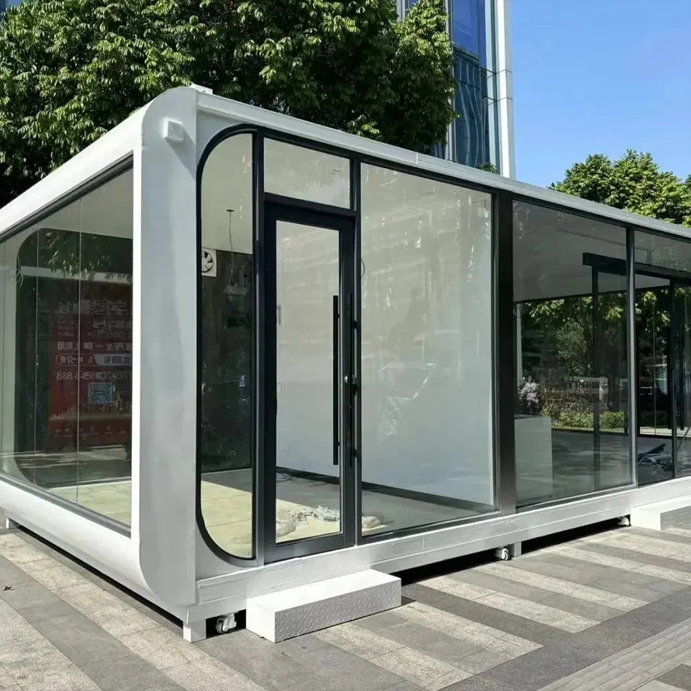 China Export Factory Prefab Modular Portable Mobile Apple Cabin 20FT 30FT 40FT House with Sewage Treatment System for Remote Scenic Area Cabin House with CE ISO