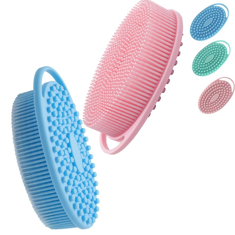 Ultra-Soft Silicone Bath Brush with Convenient Hanging Hook