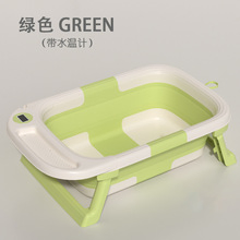 Складная ванночка для детей с термометром, портативная