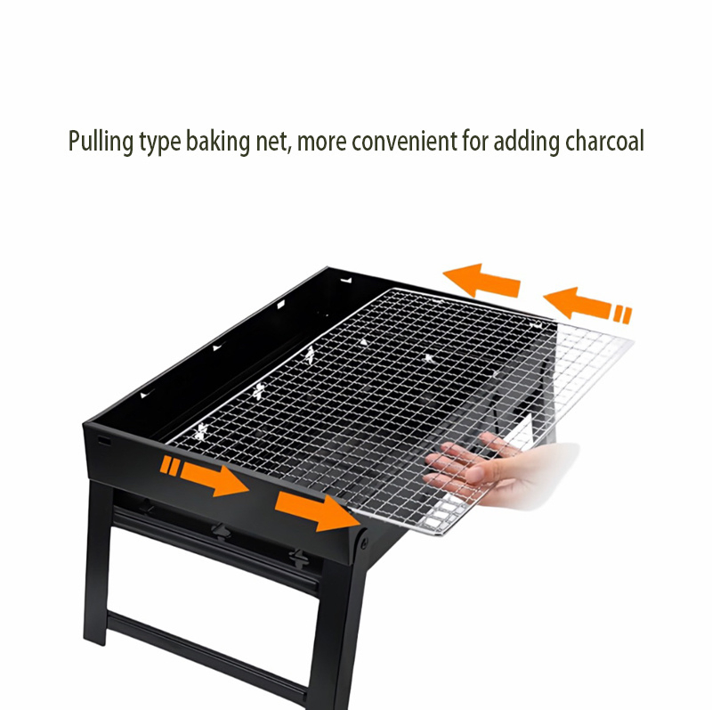 Folding Convenient Camping BBQ Grill