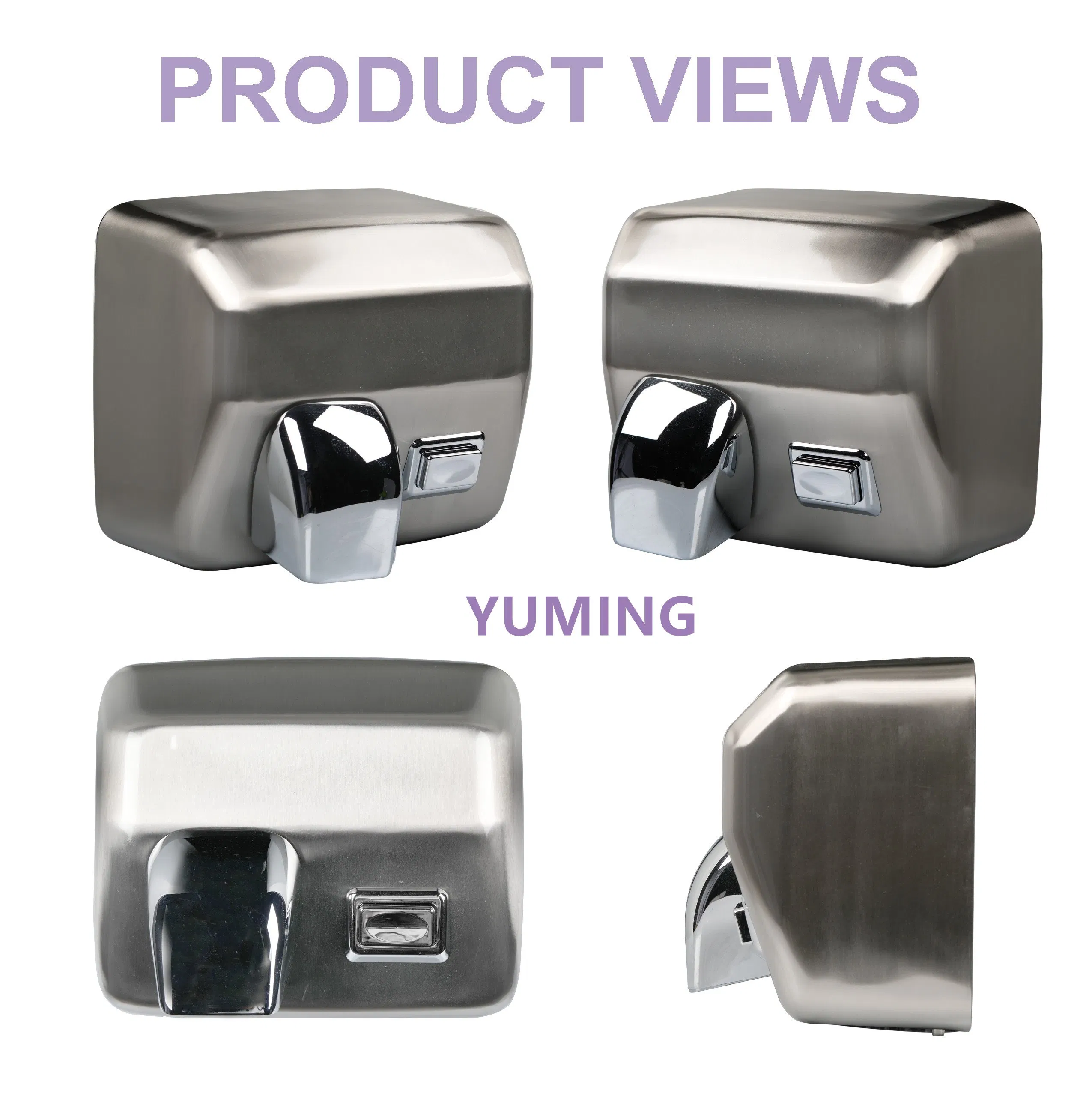 China Wholesale High Quality Portable 304 Stainless Steel High Speed Air Hand Dryer