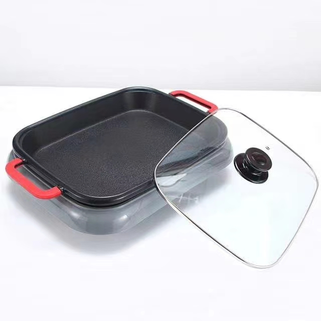 Barbecue Luggage Kitchen Appliance Mini Stainless Steel Indoor Electric Hot Pot Cooking Pot