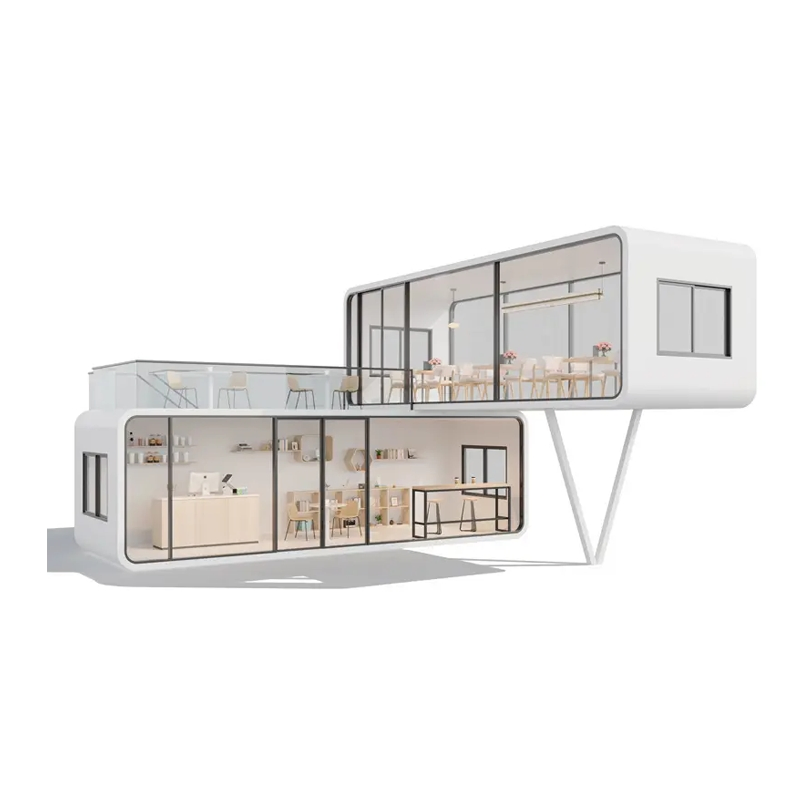 Apple Cabin Modular House Prefab Tiny Home Affordable Prefab House Insulated Waterproof for Rural Mountain Budget Homestay Projects