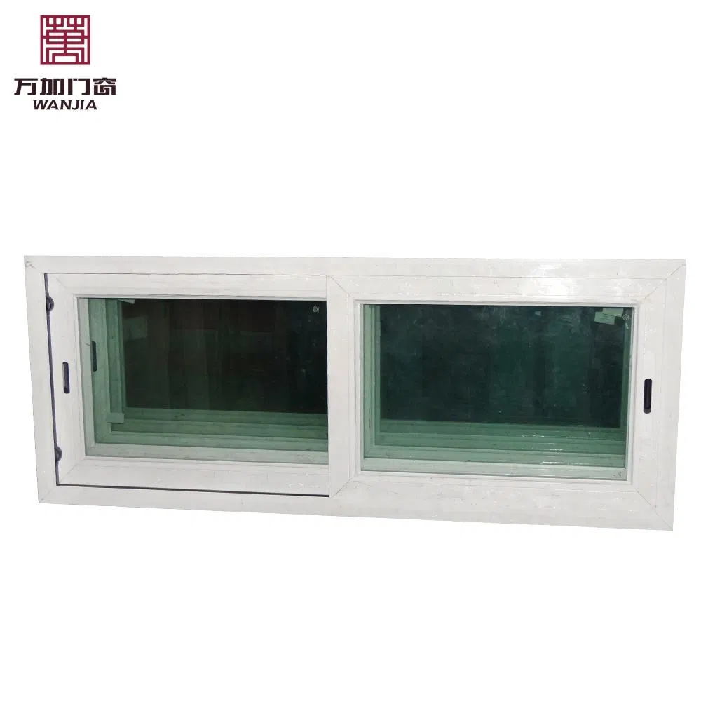 Wanjia Small Sliding Windows Glass Simple House UPVC Waterproof PVC Windows