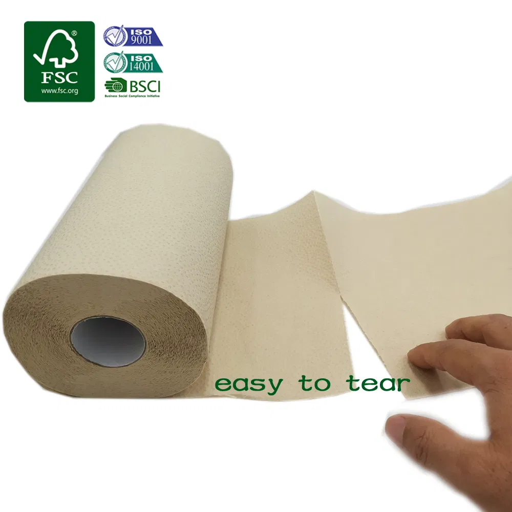 Eco Boom Toilet Paper Natural Color Tissue Absorbent Hand Bamboo Paper Towel Use for Toilet