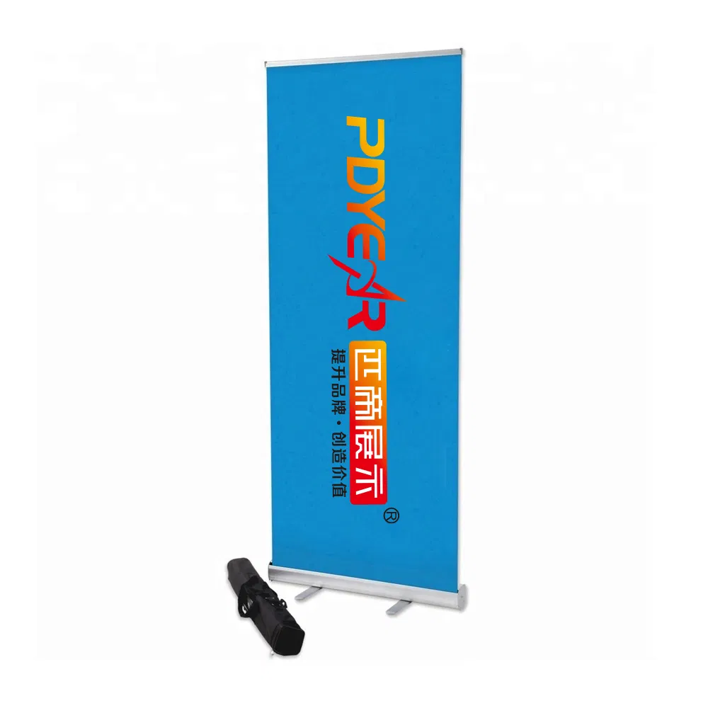 High Quality Portable Aluminum Frame Advertising Roll up Banner Stand Display