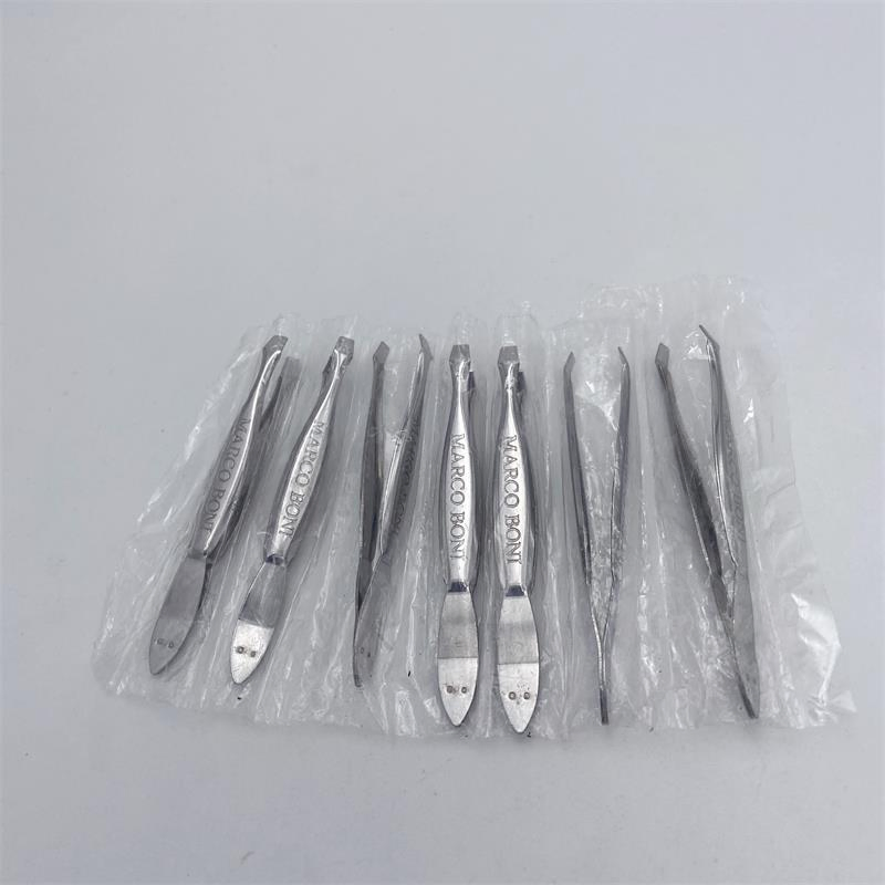 Foshan Fengdeli Makeup Beauty Eyelash Tweezers with Chrome Plating for Brazil Market