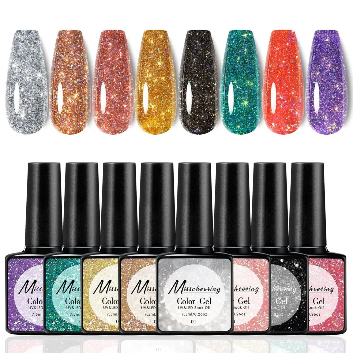OEM Nail Polish Pure Black White Phototherapy Glue Gel Art Nail