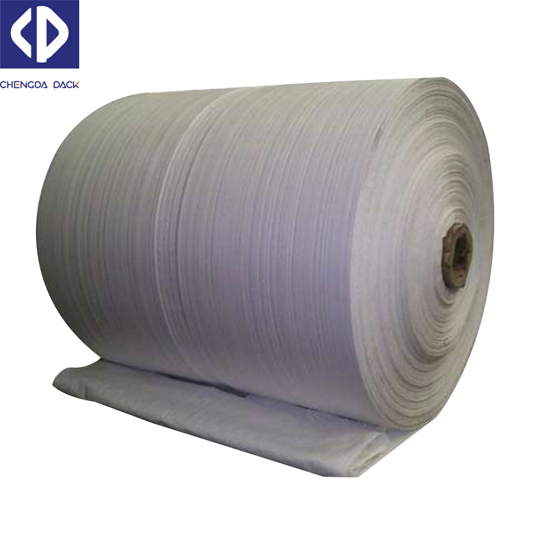Reusable PP Cylinder Waterproof Fabric Roll Woven Polypropylene Laminated Fabric Roll for PP Woven Bag FIBC Big Bag Packing
