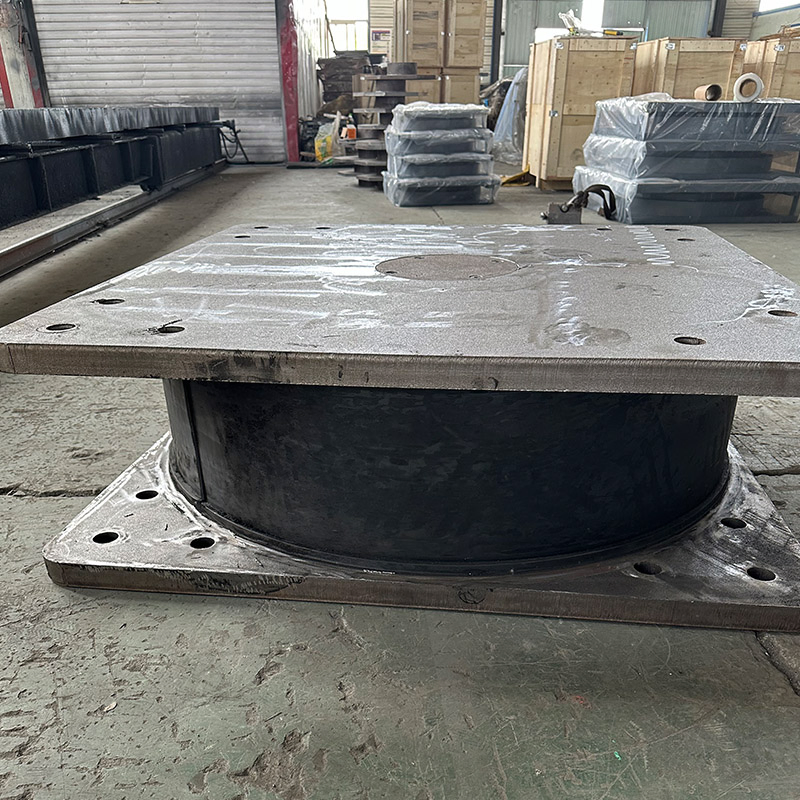 Rectangle, Round Basin Type Seismic Isolation Bridge Support Rubber Elastomeric Bearing Structural Pot Bridge Bearing