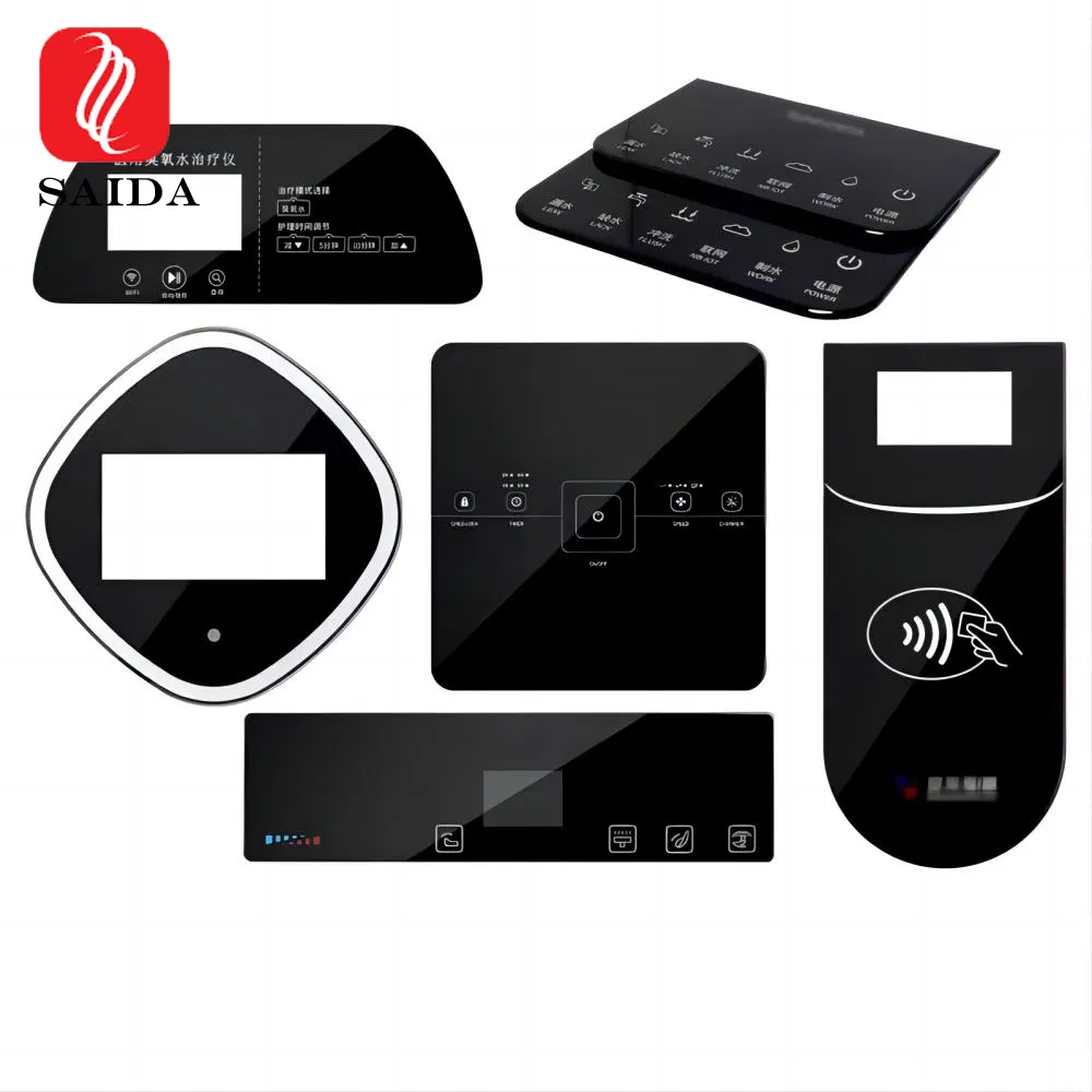 Customized 0.5mm-2mm Tempered Glass for Camera Len Glass with Blacking Printing and Ar Coating