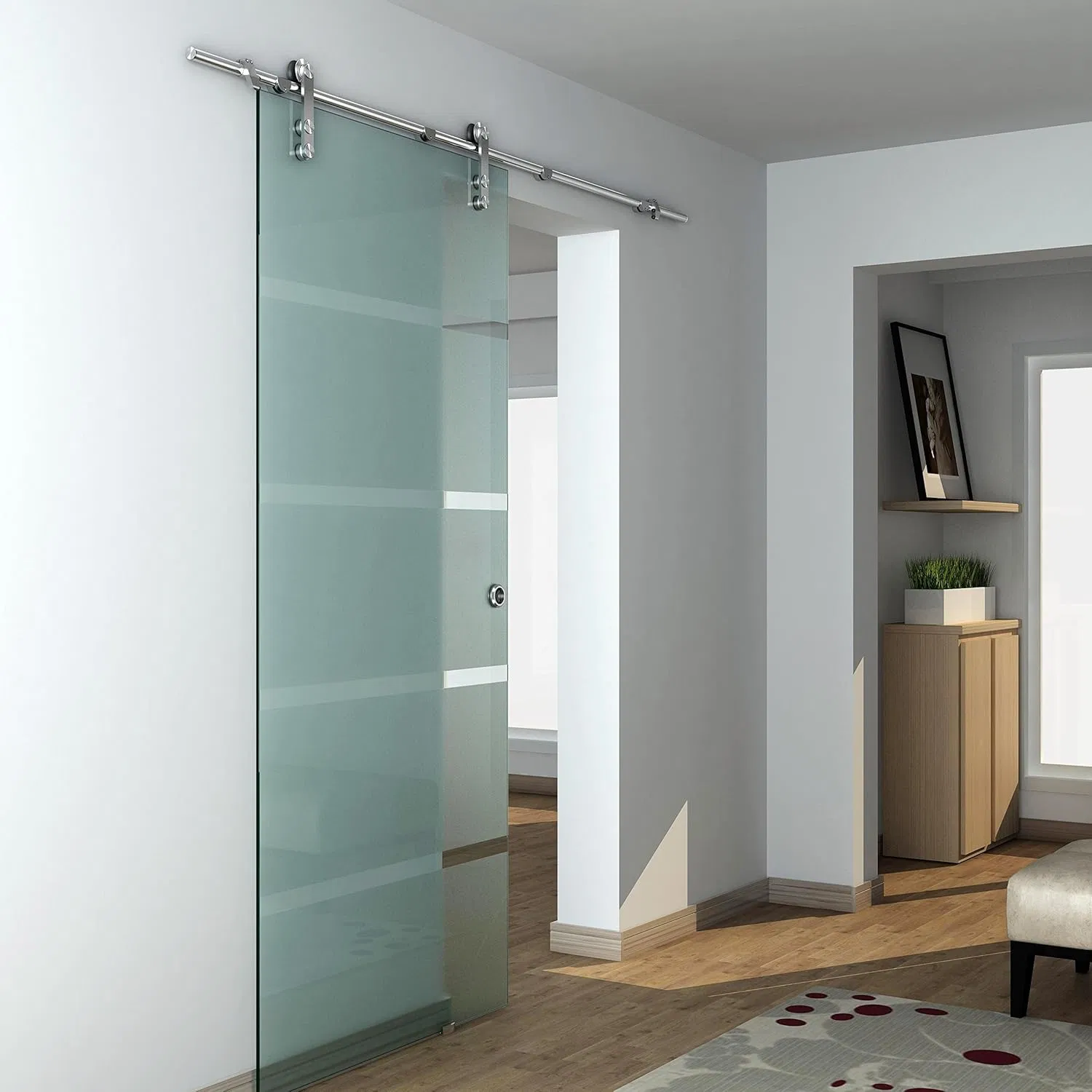 Комплект раздвижной двери для офиса и ванной