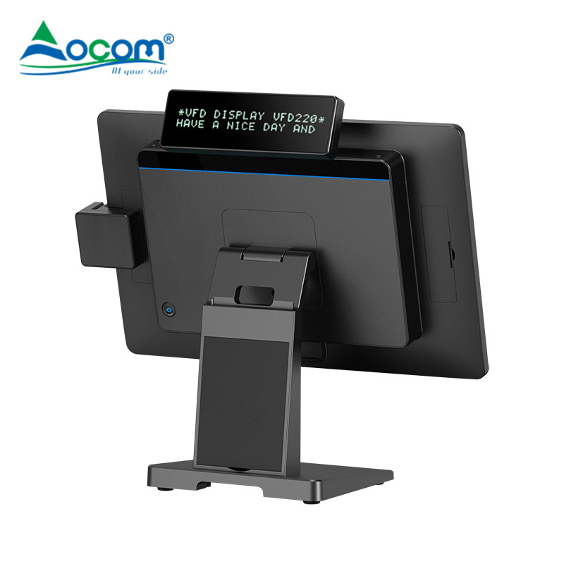 One-Stop 15.6 Inch Cash Register, Msr, iButton, VFD, Secondary Screen for Your Option