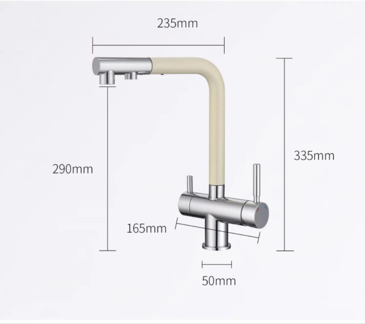 Кухонный смеситель для питьевой и очищенной воды SUS304