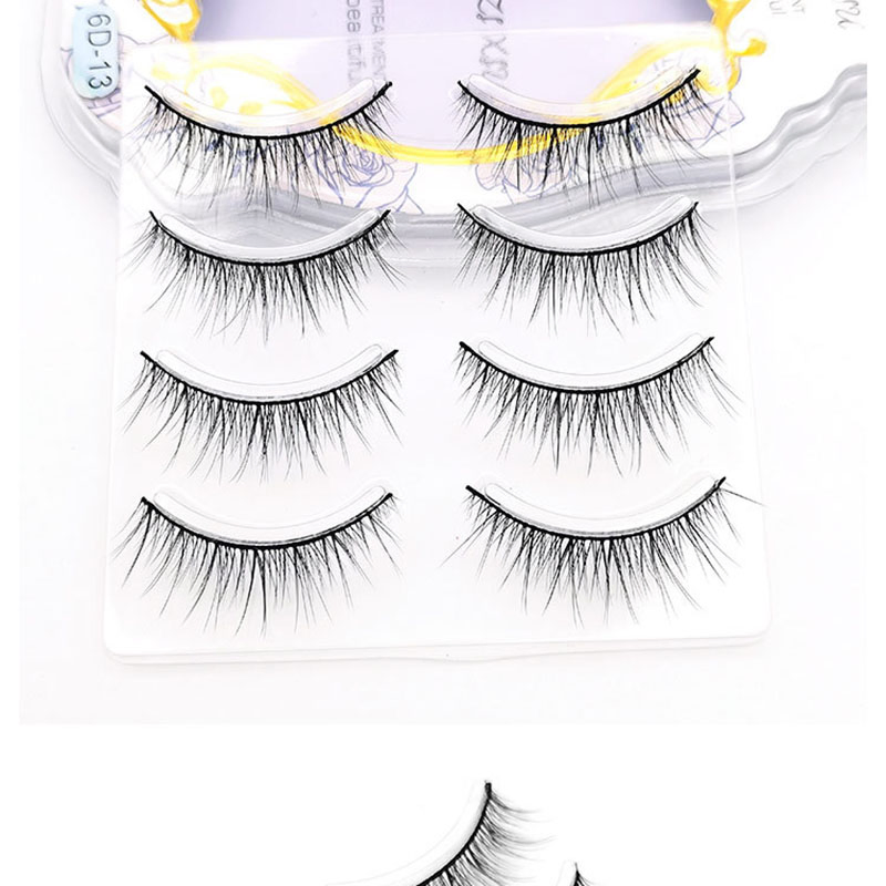 Factory Price 4-Pack Natural Soft Full False Eyelashes