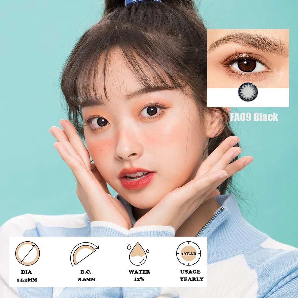 Wholesale Price Lenses Blue Brown Gray Colored Eye Contact Lens