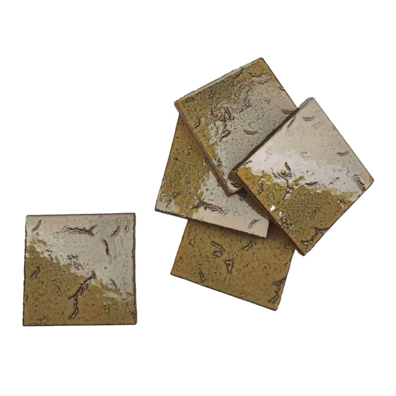 Metallic Glazed Terracotta Bangladesh Stylish Handmade Decoration Wall Tiles