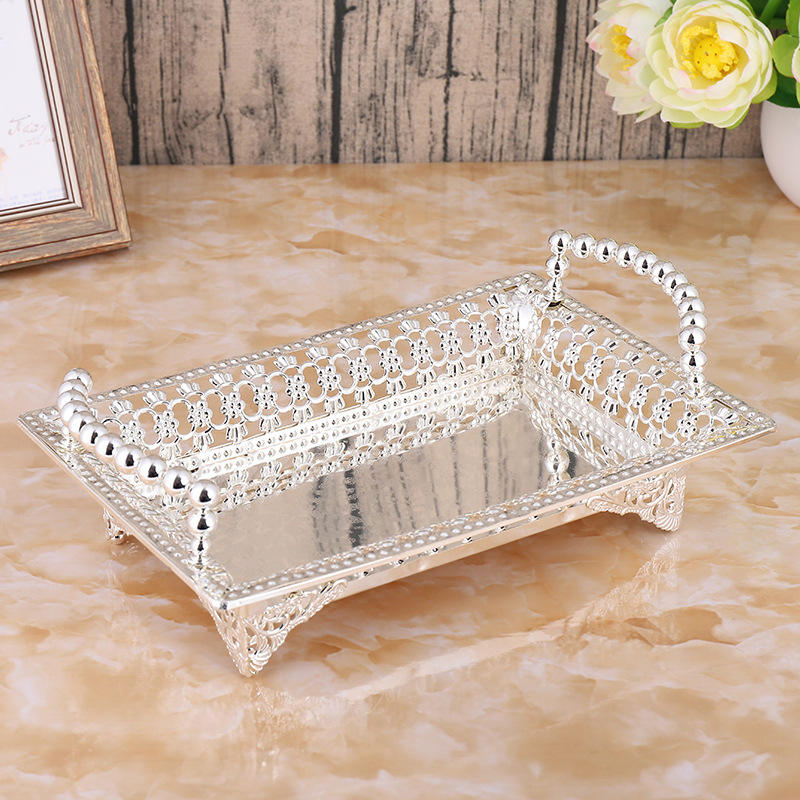 New Wholesale Wedding Home Decoration Metal Fruit Plate