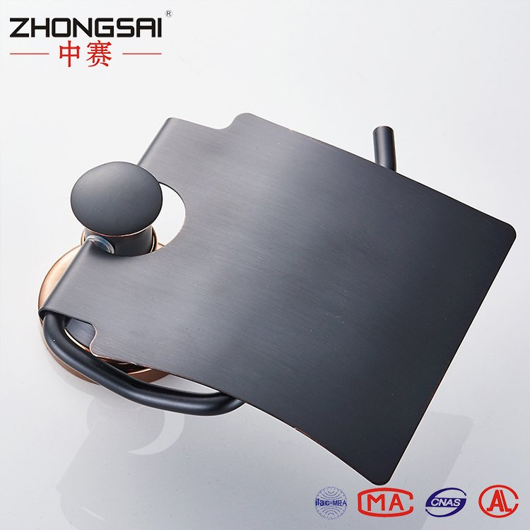 Royal Wall Mounted Brass Antique Black Bathroom Toilet Paper Towel Roll Holder