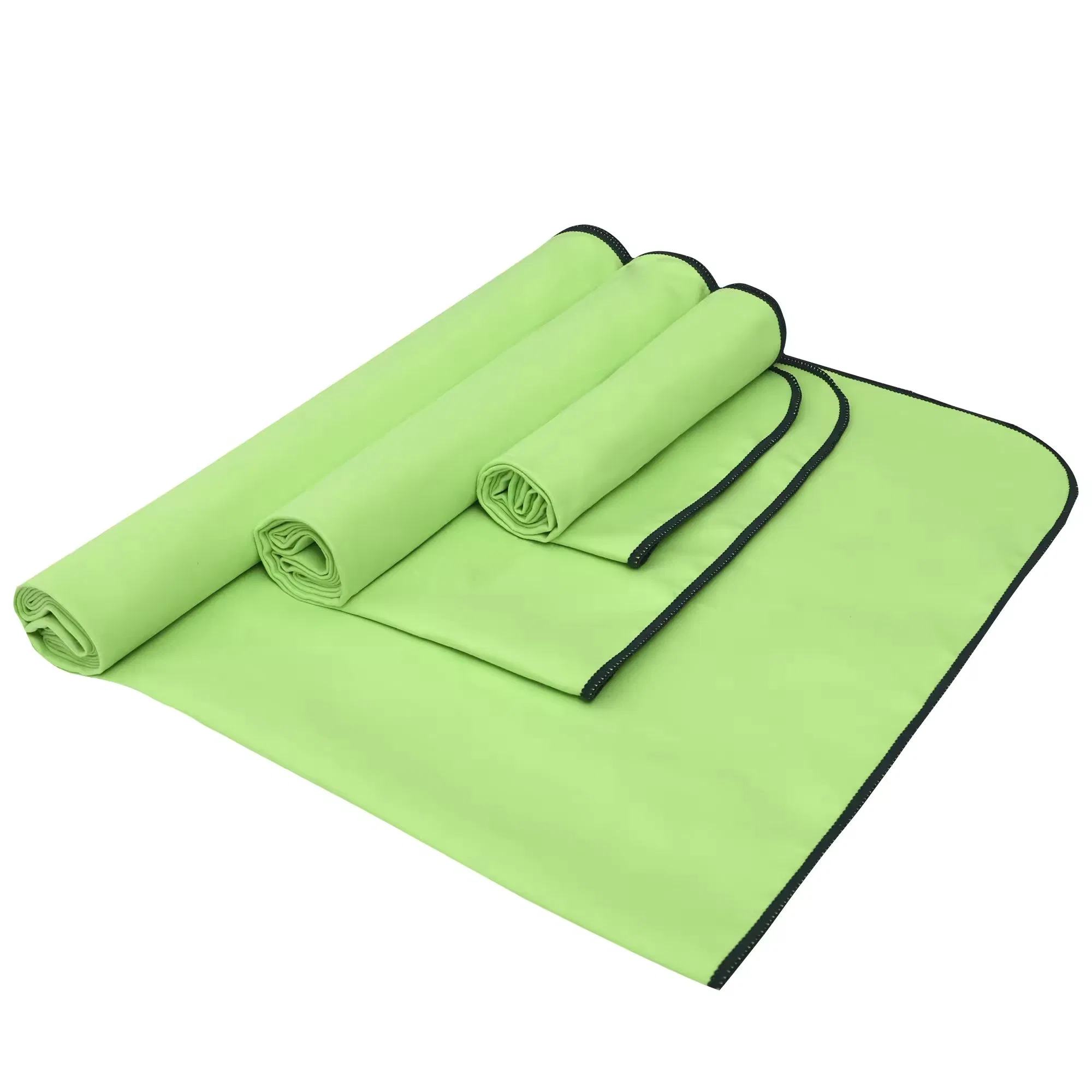 Customizable Microfiber Sports Gym Towel Quick Dry Fitness Travel Towel Mesh Bag Woven Technique Soft Colourful Logo Product