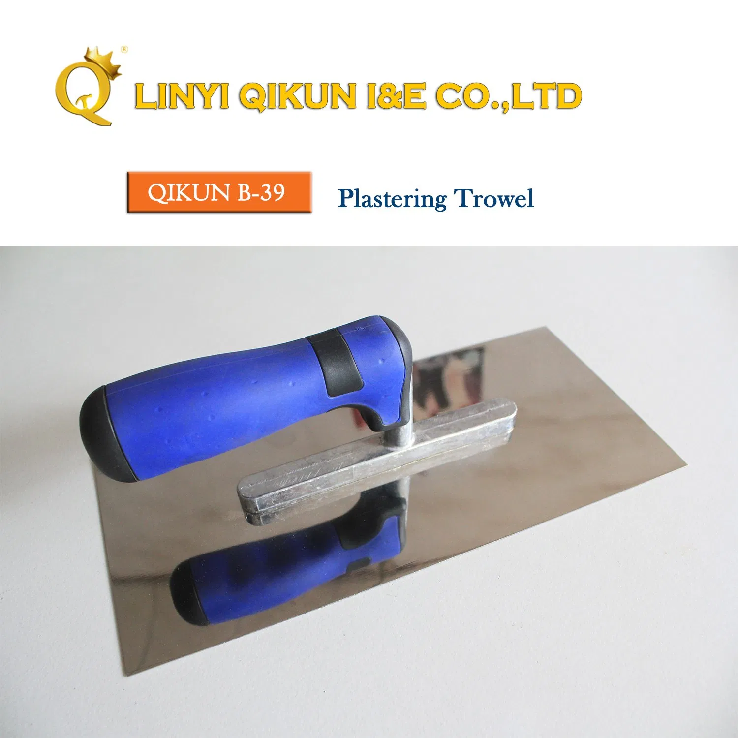 B-39 Construction Decoration Paint Hand Tools Plastic Handle Normal Polished Plastering Trowel