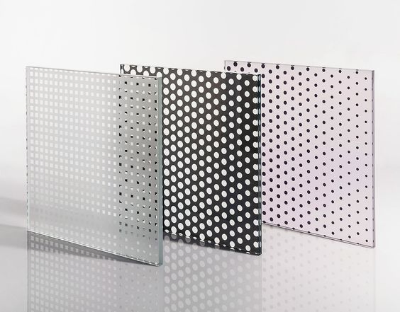 6mm Black White Color Silk Screen Printed Tempered Glass for Glass Panel