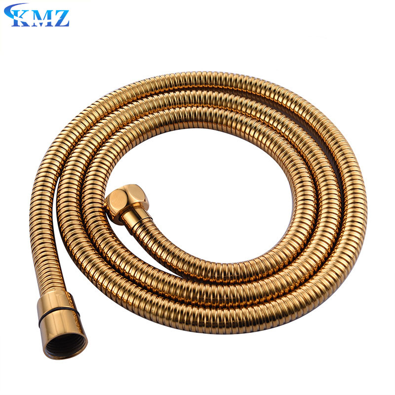 Wholesale Price Hand Shower PVC Plastic Hand Shower Faucet Hose with Shiny Silver Thread Faucet Hose
