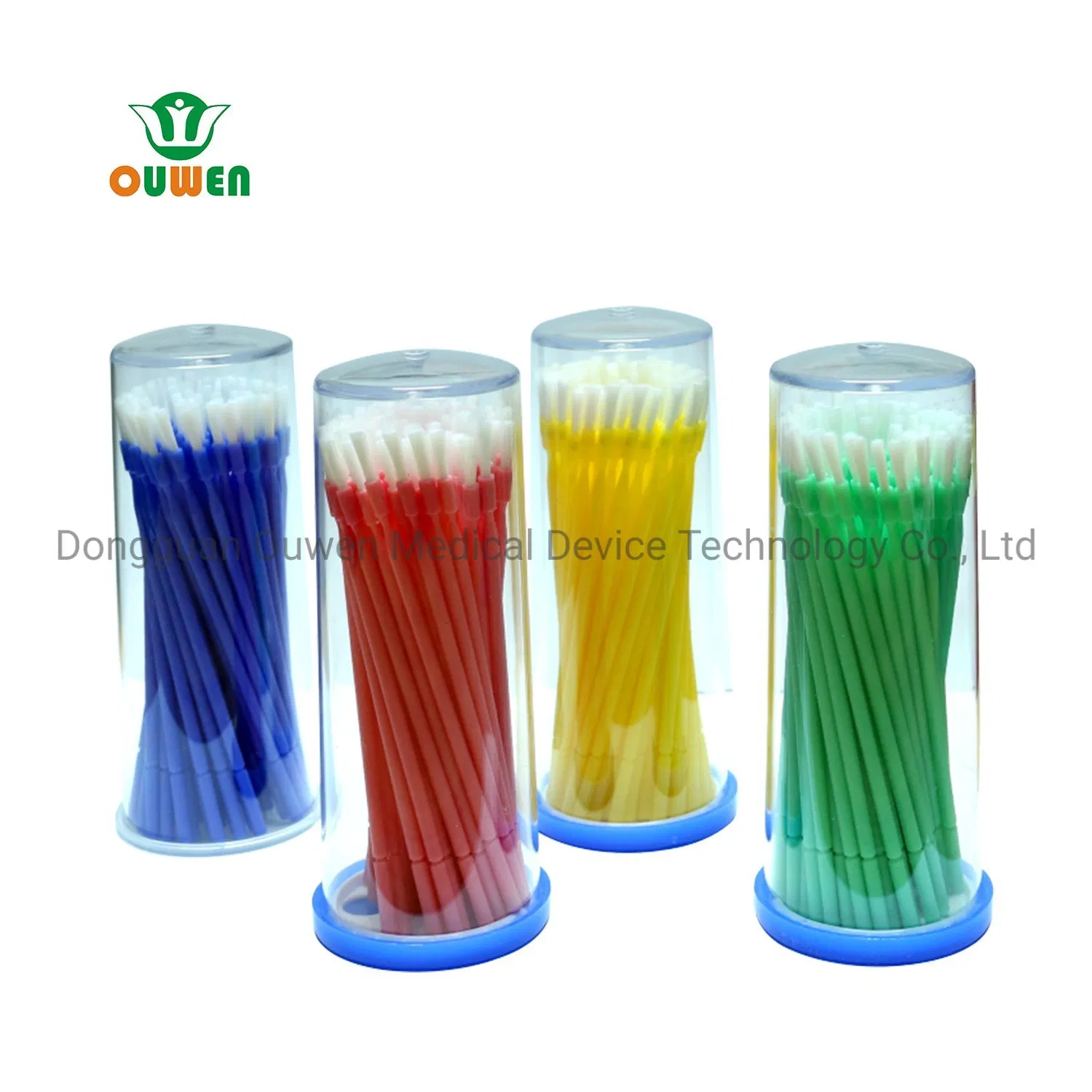 Ouwen ISO13485 CE FDA Certificates Bendable Disposable Dental Micro Brush Lint-Free