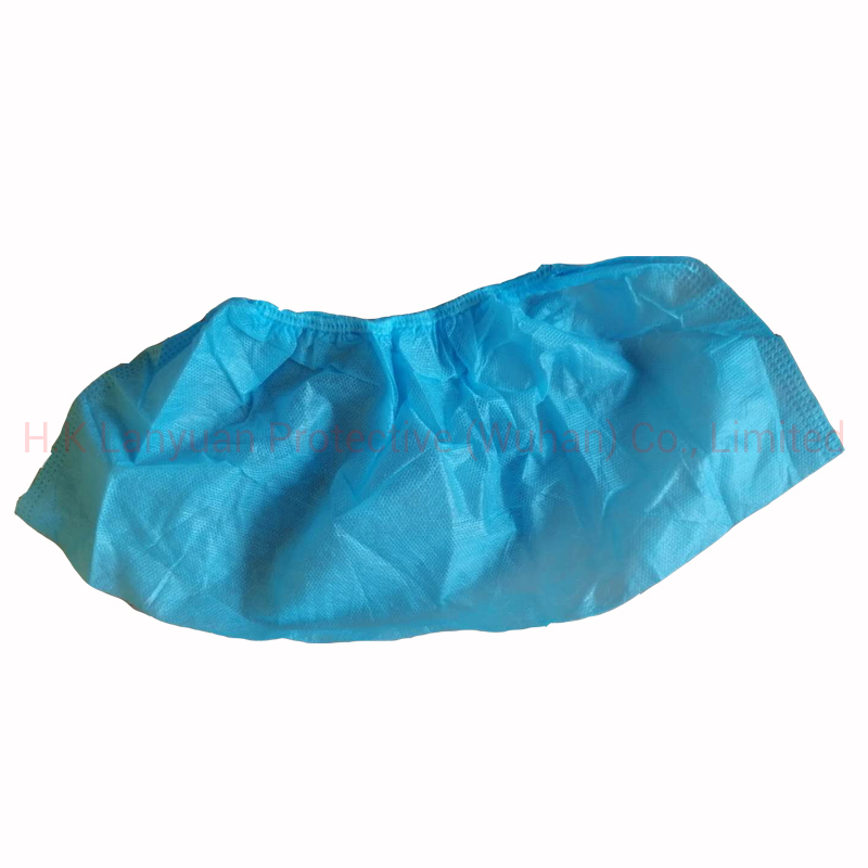 Non-Woven Blue Anti Slip Medical Surgical Disposable Nonwoven Shoecover