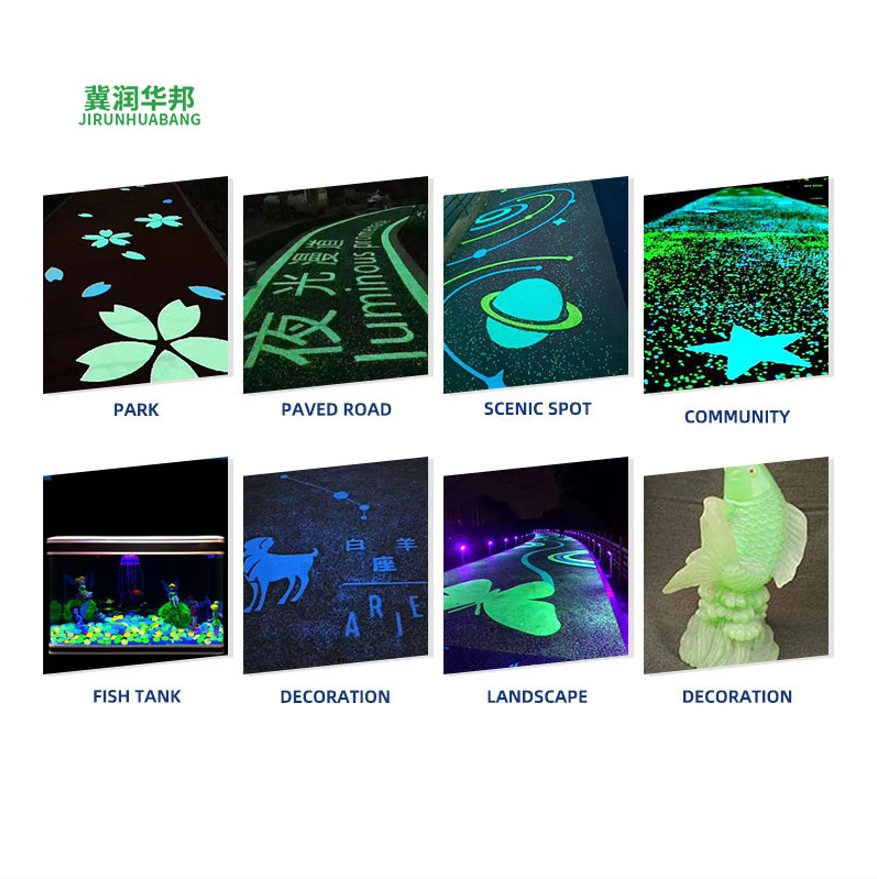 Glowing Stone Artificial Colored Glowing Stone for Garden Paving, Interior and Exterior Wall Nightscape Decoration