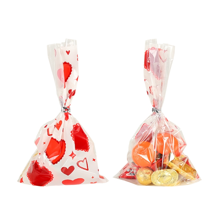 Hot Sale Flat Pocket Packaging Bag Custom Printing Plastic Party Treat Bags Candy Packaging Bags