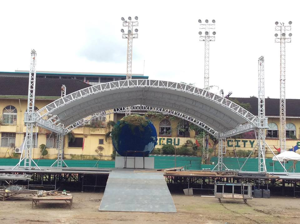 Adjustable High Altitude Aluminum Stage Global Truss for Graduations