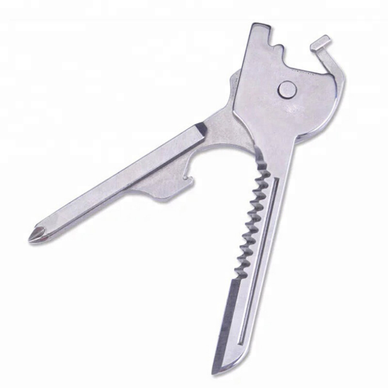 Multi-Tool Foldable Utility Wrench Screwdriver Bottle Opener Pocket Keychain Gadget Wyz13278