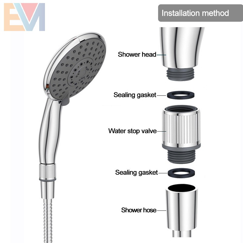 Bathroom Accessories Adapter 1/2 Inch Flow Restrictor Shower Head Water Flow Saver